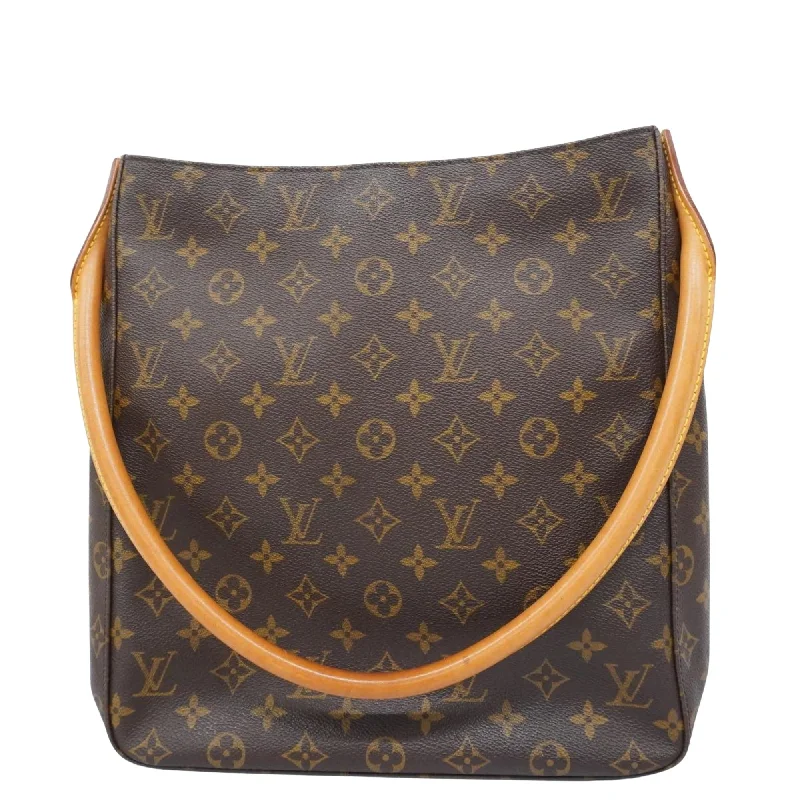 Louis Vuitton tote bags with a spacious interior and multiple pocketsLOUIS VUITTON Looping GM Shoulder Bag