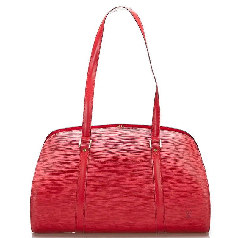 Louis Vuitton Twist bags with a snakeskin - effect panel for a bold lookLouis Vuitton Louis Vuitton M42867 Boston Bag Leather Castilian Red