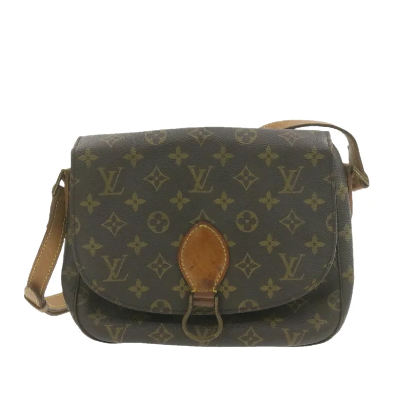 Louis Vuitton crossbody bags with adjustable shoulder straps for comfortLOUIS VUITTON Monogram Saint Cloud GM Shoulder Bag M51242 LV Auth am880g