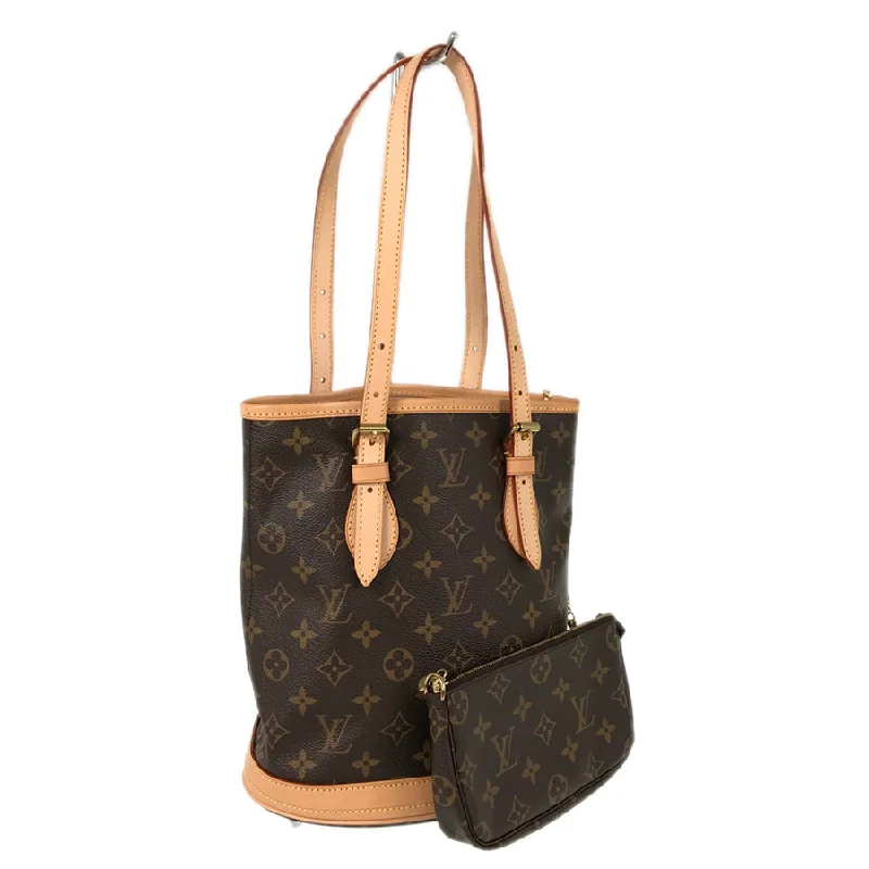 Louis Vuitton Neverfull bags with large capacity for everyday essentialsLOUIS VUITTON Monogram petit bucket M42238 Tote bag