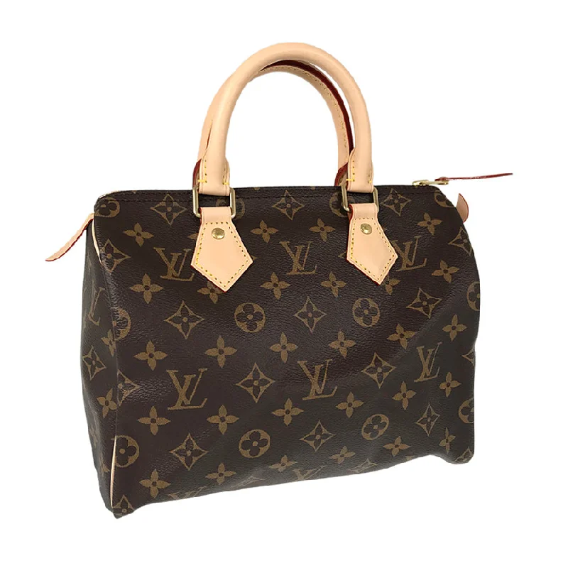 Louis Vuitton crossbody bags in a bold red color for a statementLOUIS VUITTON Monogram Speedy 25 Handbag