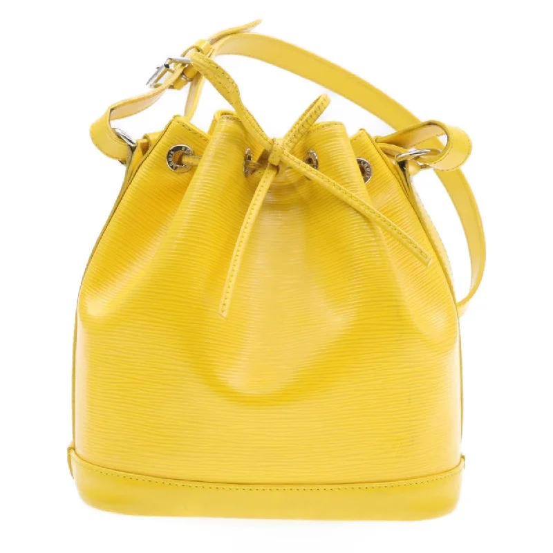 Ladies Louis Vuitton Petite Malle bags with a star - shaped charm for cutenessLOUIS VUITTON Epi Noe BB Shoulder Bag Yellow M40973 LV Auth 18421A