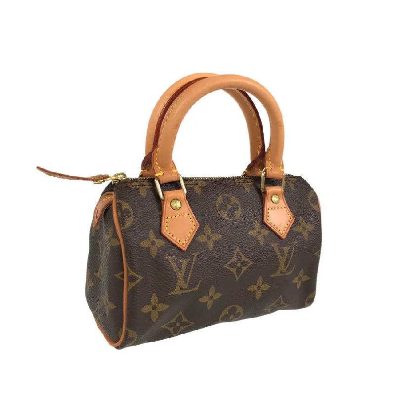 Louis Vuitton handbags with a beaded trim for a touch of glamourLOUIS VUITTON Monogram Mini Speedy M41534 Hand bag