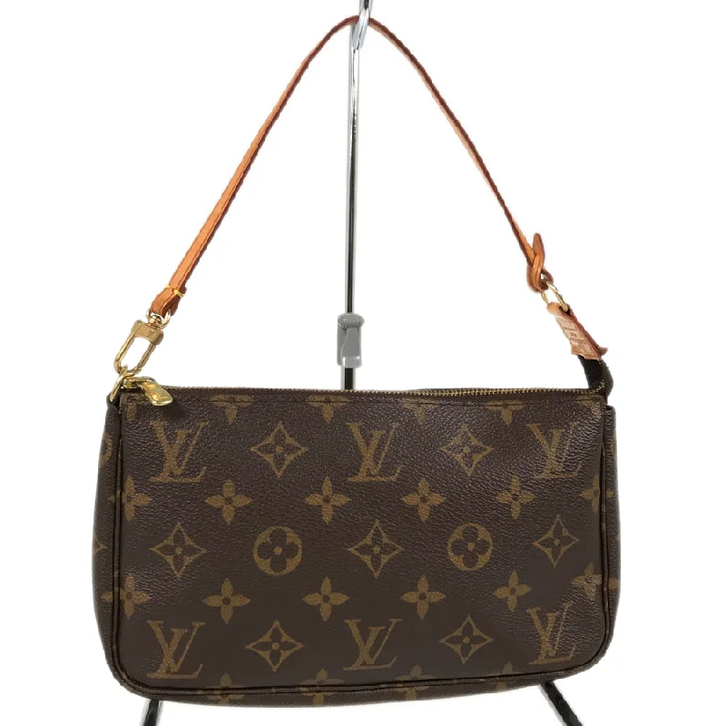 Louis Vuitton Petite Malle bags with a hard - shell structure for uniquenessLOUIS VUITTON Monogram Pochette Accessoires M51980 Pouch