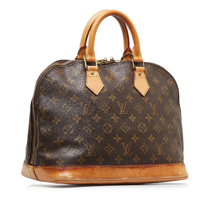 Louis Vuitton handbags with a beaded trim for a touch of glamourLOUIS VUITTON Monogram Alma PM Handbag