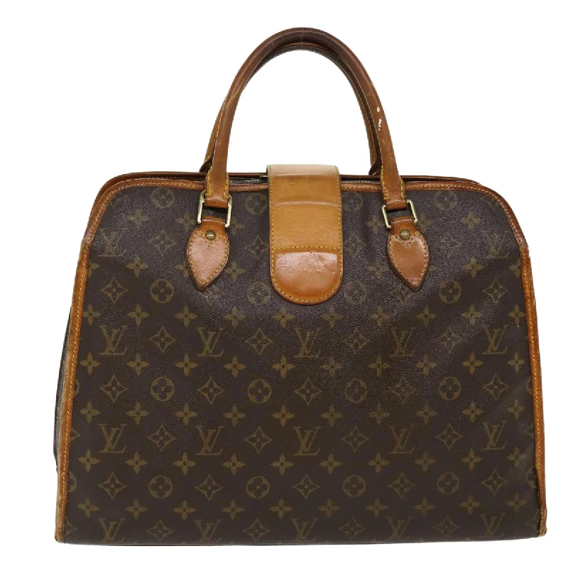 Louis Vuitton Alma bags featuring the signature top - handle designLOUIS VUITTON Monogram Rivoli Hand Bag M53380 LV Auth rd4647