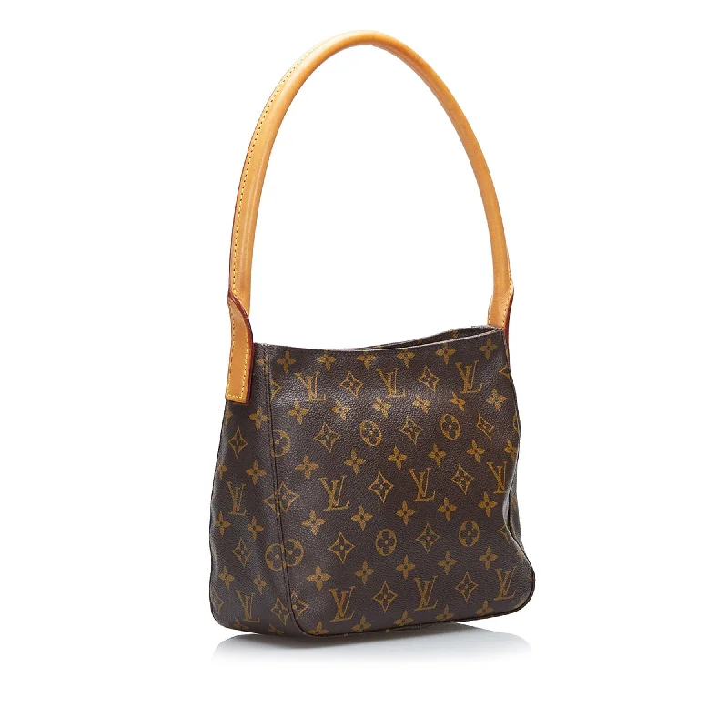 Louis Vuitton bags with a detachable mobile phone holder for convenienceLouis Vuitton Looping MM Monogram Canvas