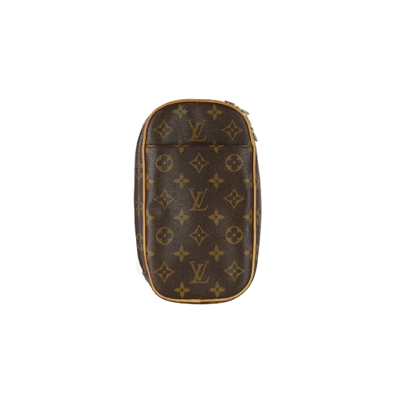 Louis Vuitton bags with a zippered interior pocket for better organizationLOUIS VUITTON Louis Vuitton Monogram Gange Pochette