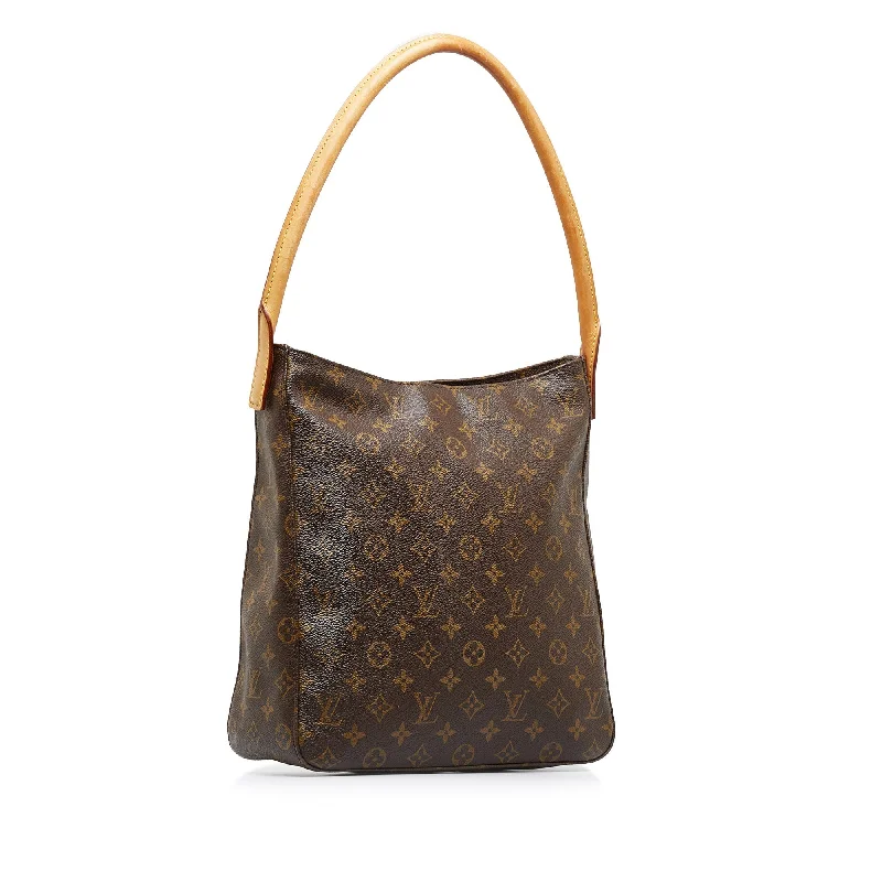 Louis Vuitton bags with a detachable mirror inside for on - the - go touch - upsLouis Vuitton Looping GM Monogram Canvas