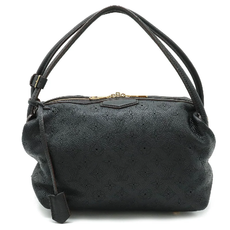 Ladies Louis Vuitton Petite Malle bags with a star - shaped charm for cutenessLOUIS VUITTON Louis Vuitton Monogram MACHINA GALLATEA P.M.  Bag Shoulder Bag Shoulder Leather Noir Black M93814