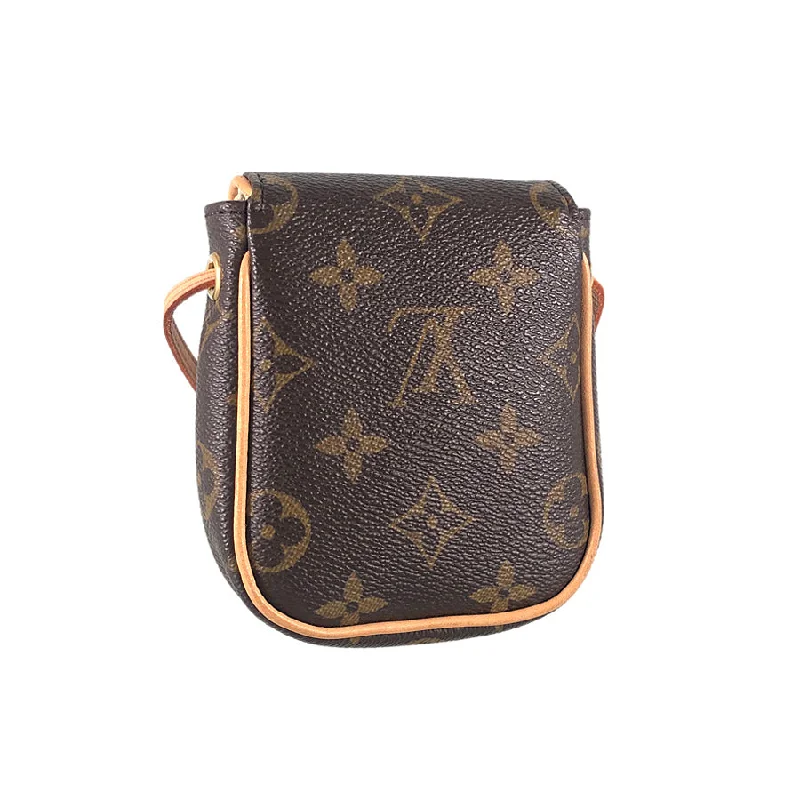 Ladies Louis Vuitton shoulder bags with a wide - width strap for comfortLOUIS VUITTON Monogram pochette cancun M60018 Shoulder bag