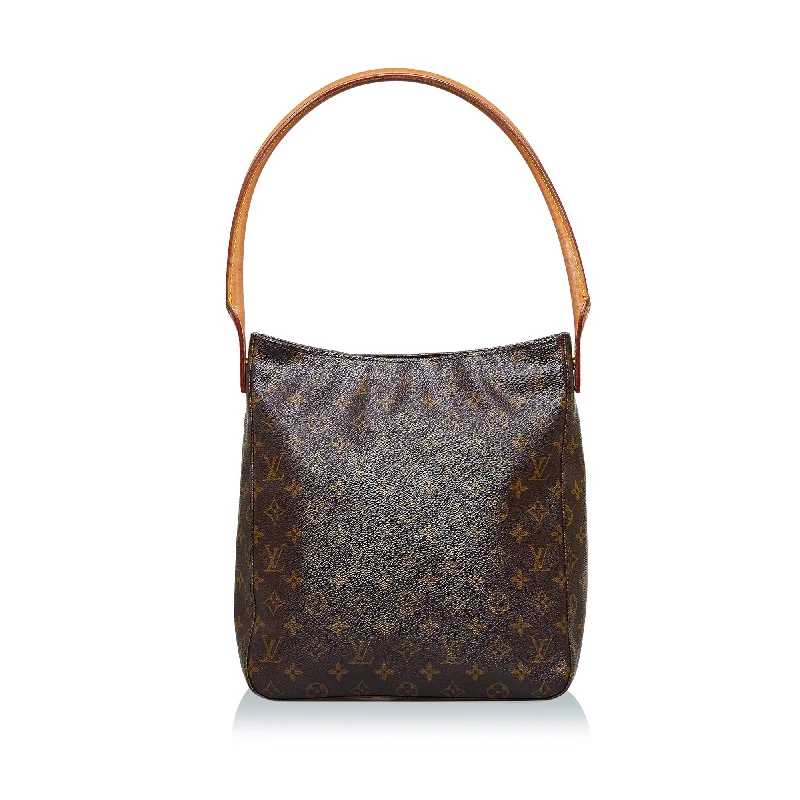 Louis Vuitton Alma bags with a leather - wrapped handle for a luxurious feelLouis Vuitton Looping GM Monogram Canvas