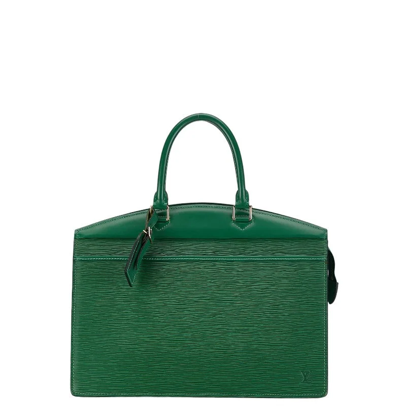 Ladies Louis Vuitton Capucines bags with gold - toned hardwareLouis Vuitton Epi Riviera Handbag M48184 Borneo Green Leather  Louis Vuitton