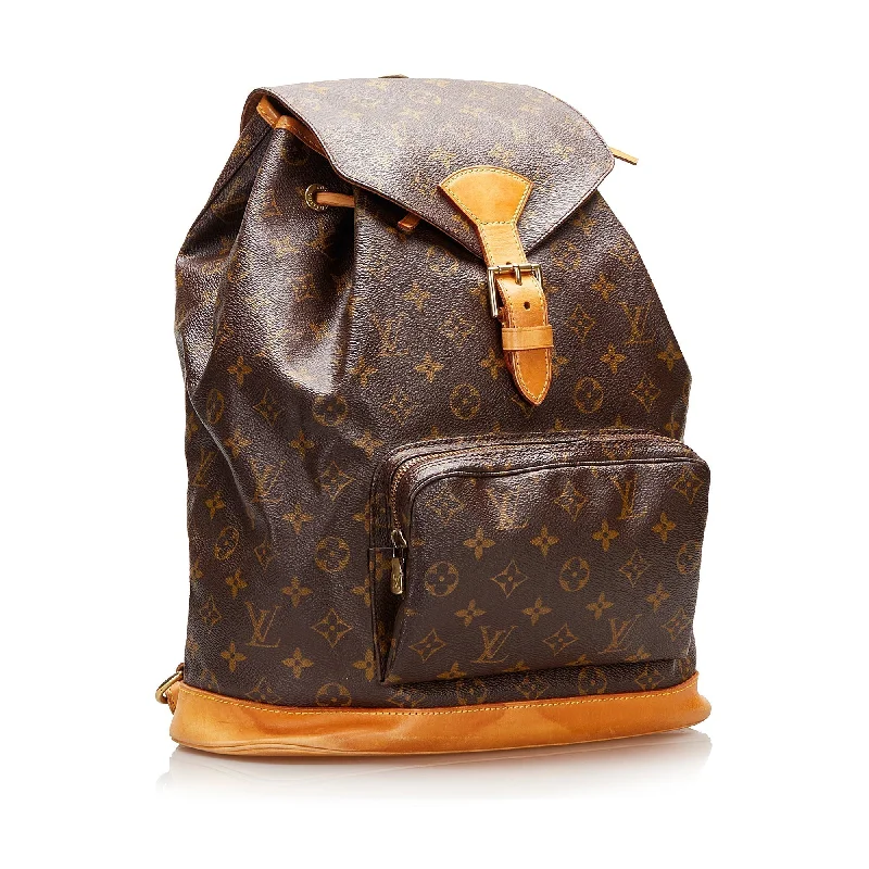 Louis Vuitton backpacks with a multi - pocket organization for functionalityLouis Vuitton Louis Vuitton Montsouris GM Monogram Canvas