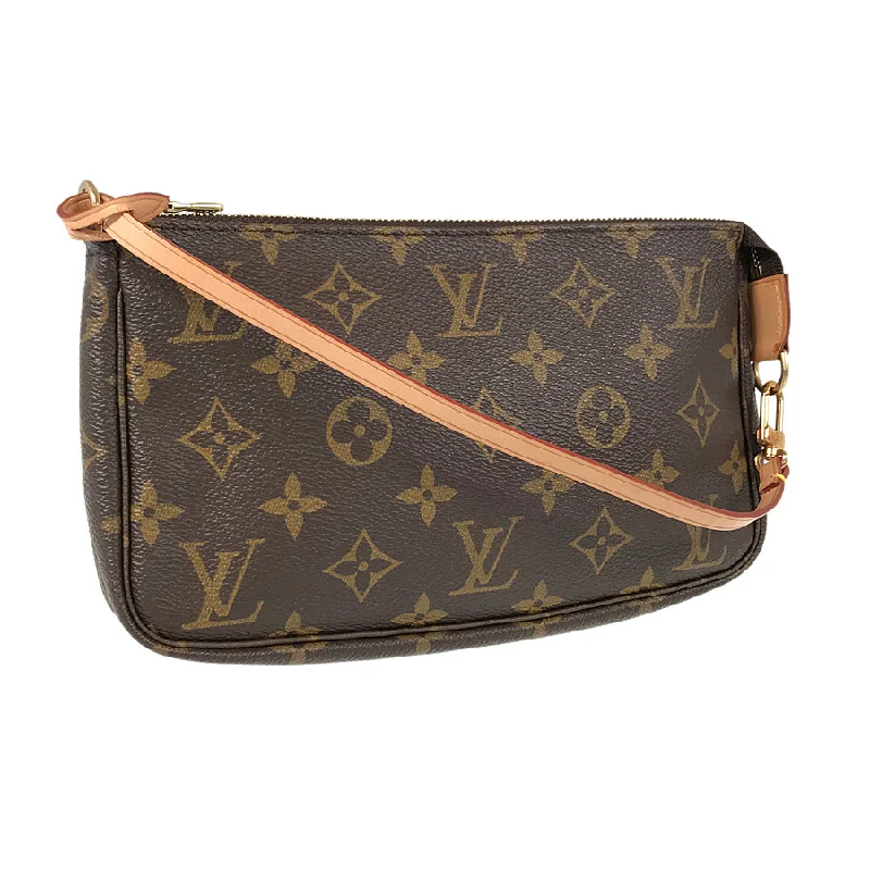 Louis Vuitton handbags with a beaded trim for a touch of glamourLOUIS VUITTON Monogram Pochette Accessoires M51980 Pouch