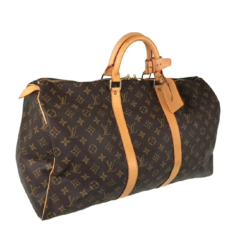 Louis Vuitton Twist bags with a contrast - colored interior for visual interestLOUIS VUITTON Monogram Keepall 50 M41426 Boston bag