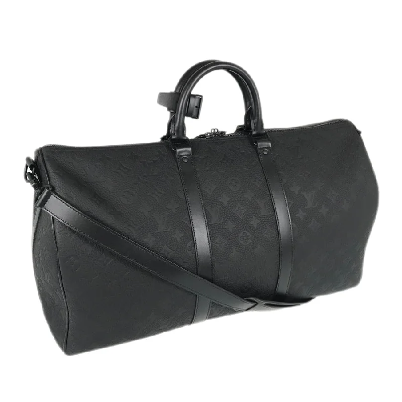 Louis Vuitton Alma bags with a leather - wrapped handle for a luxurious feelLOUIS VUITTON Monogram Taurillon Clemence keepall Bandouliere 50 Boston bag