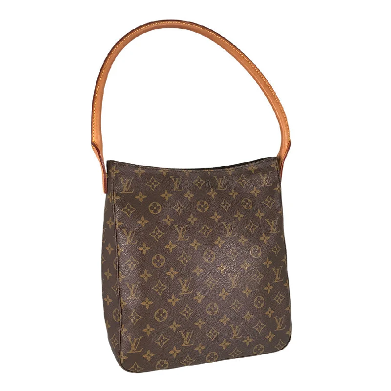 Ladies Louis Vuitton Petite Malle bags in a pastel color for a soft lookLOUIS VUITTON Monogram Looping GM M51145 Shoulder bag