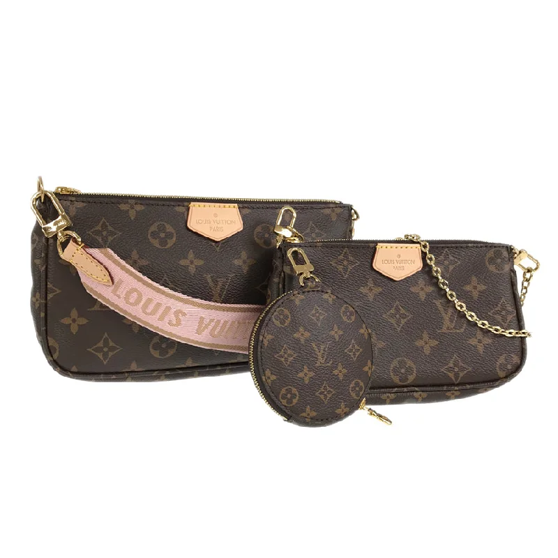 Louis Vuitton Twist bags with a snakeskin - effect panel for a bold lookLOUIS VUITTON Monogram Multi Pochette Accessoires M44840 Shoulder bag