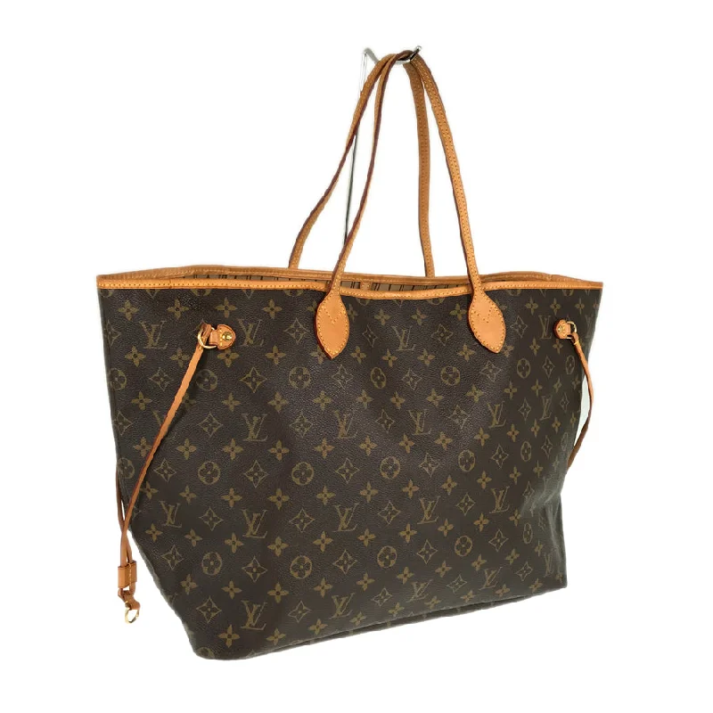 Louis Vuitton backpacks with a padded back panel for comfort during long - wearLOUIS VUITTON Monogram Neverfull GM Tote Bag