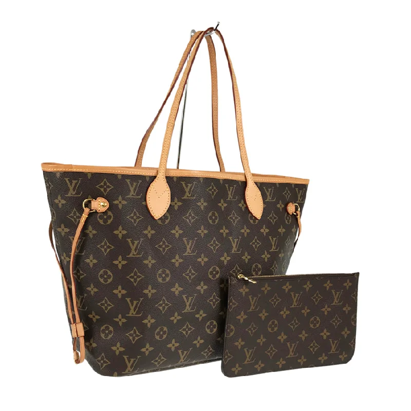 Ladies Louis Vuitton shoulder bags with a magnetic - closure flap for easeLOUIS VUITTON Monogram Neverfull MM Tote Bag