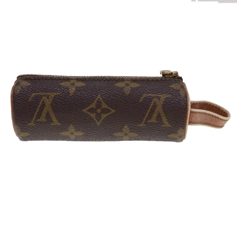 Louis Vuitton Alma bags with a leather - wrapped handle for a luxurious feelLOUIS VUITTON Monogram Etui 3 Ball de Golf Pouch M58249 LV Auth 40118