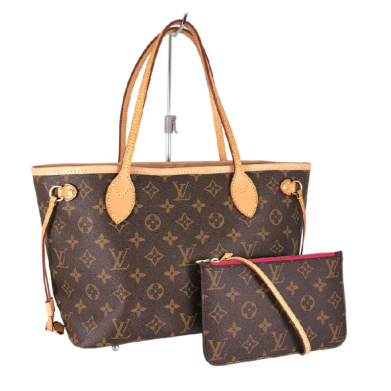 Louis Vuitton bags with a snap - button closure and a decorative charm for styleLOUIS VUITTON Monogram Neverfull PM M41245 Tote bag