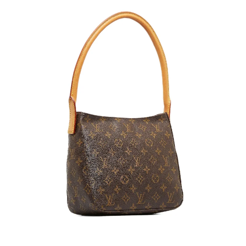 Louis Vuitton crossbody bags with a printed floral pattern for femininityLouis Vuitton Looping MM Monogram Canvas