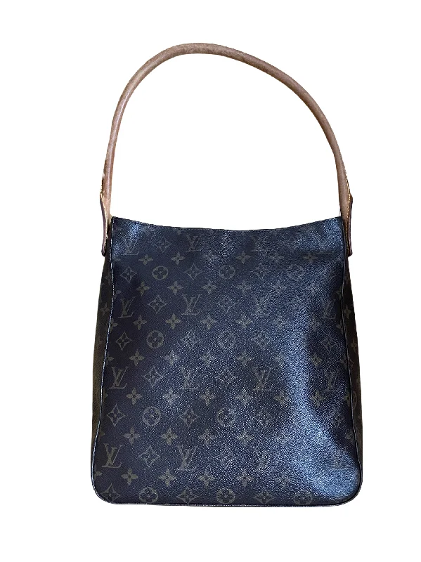 Louis Vuitton crossbody bags with a woven leather strap for textureLouis Vuitton Looping Monogram