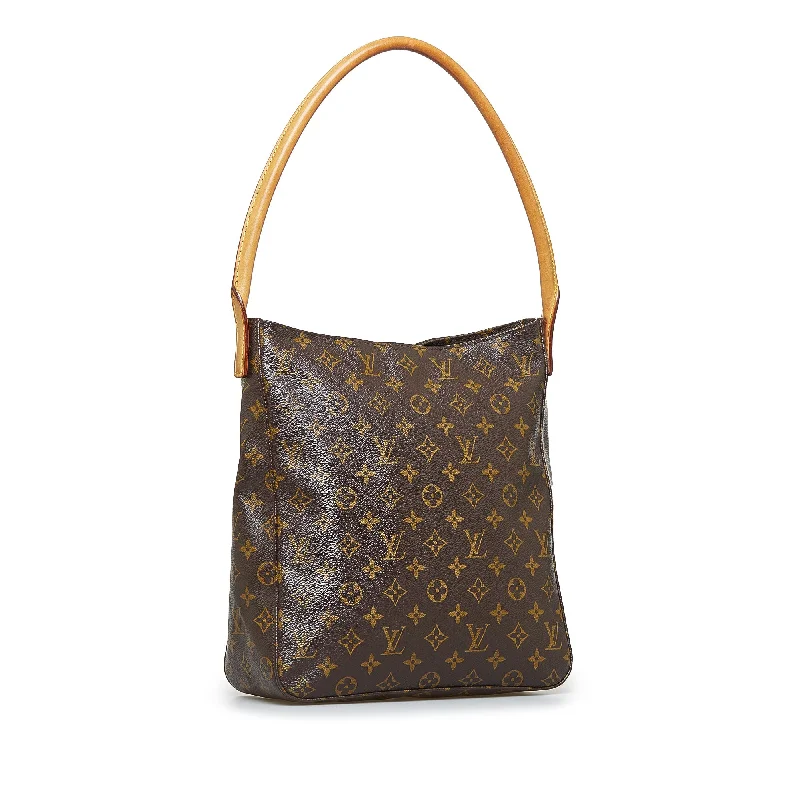 Louis Vuitton Twist bags with a crystal - embellished LV - turnlockLouis Vuitton Looping GM Monogram Canvas