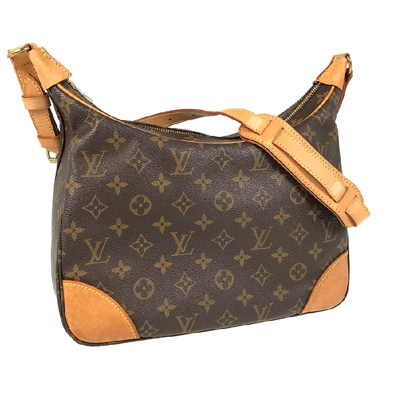 Ladies Louis Vuitton Petite Malle bags with a star - shaped charm for cutenessLOUIS VUITTON Monogram Boulogne 30 Shoulder Bag