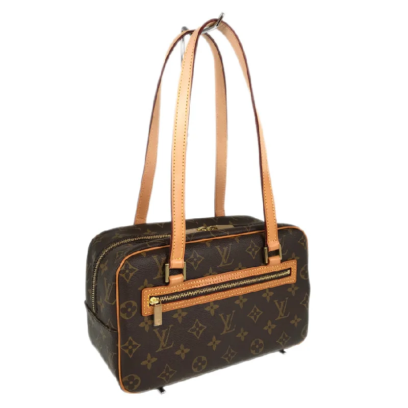 Ladies Louis Vuitton shoulder bags with a magnetic - closure flap for easeLOUIS VUITTON Monogram Cite MM Shoulder Bag