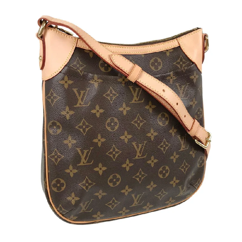 Louis Vuitton handbags with a metal - framed clasp for durabilityLOUIS VUITTON Monogram Odeon PM Shoulder Bag