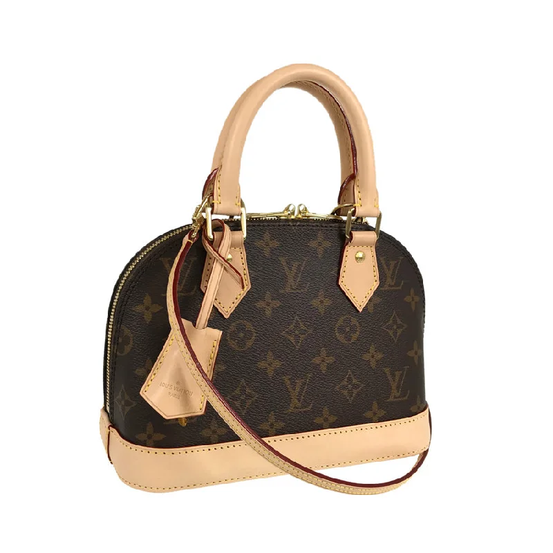 Louis Vuitton bags with a snap - button closure and a decorative charm for styleLOUIS VUITTON Monogram Alma BB Handbag