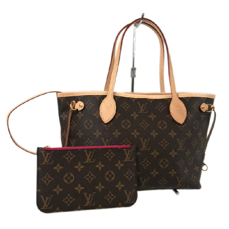 Ladies Louis Vuitton shoulder bags with a magnetic - closure flap for easeLOUIS VUITTON Monogram Neverfull PM M41245 Tote bag