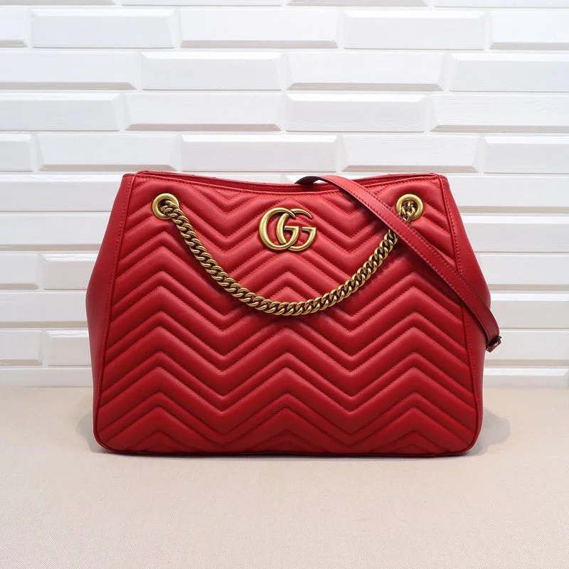 Women Gucci bags with a front - zip pocket for small itemsWF - Gucci Bags - 547