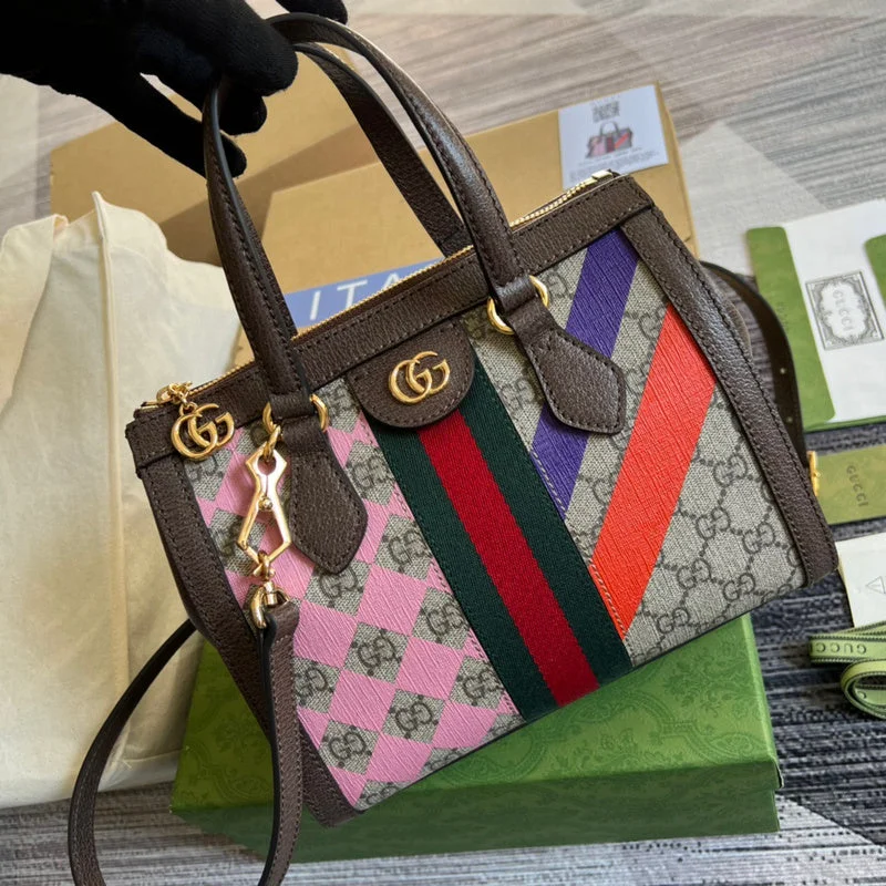 Women Gucci Sylvie bags featuring the signature web stripeBC - Gucci Bags - 4053