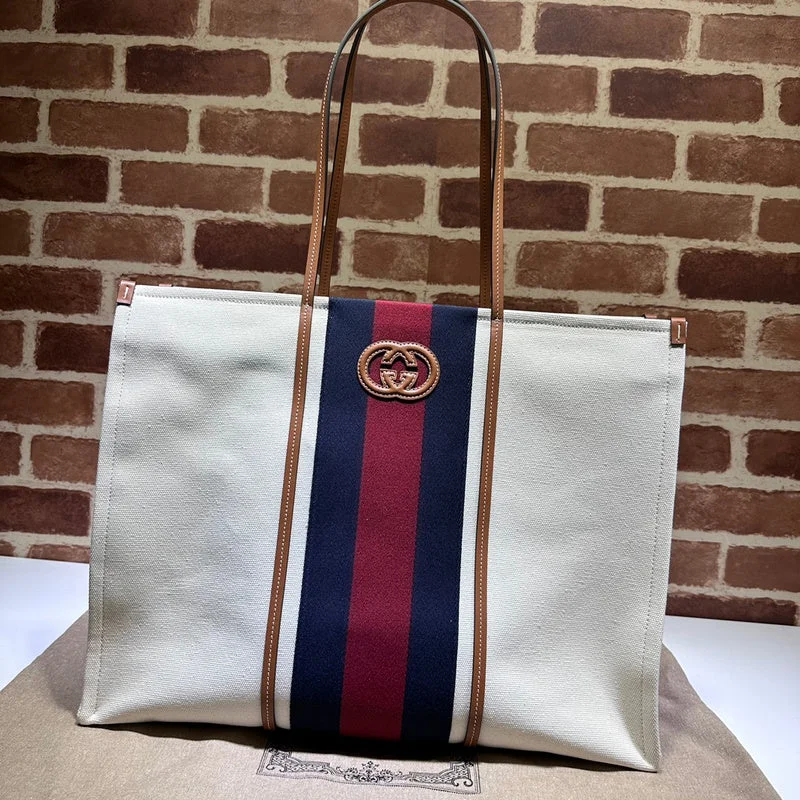 Gucci tote bags for women with a double - handle designGucci Luxury - Bags - 091