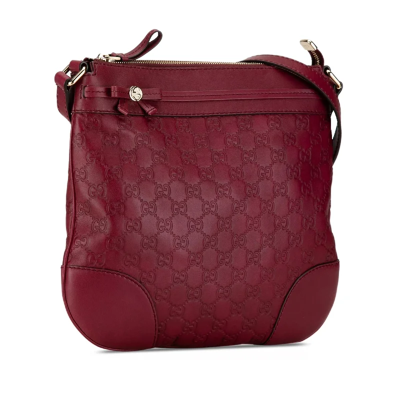 Women Gucci Sylvie bags with a monogram - embossed leatherGucci Guccissima Mayfair Crossbody Bag ZwUOPU)