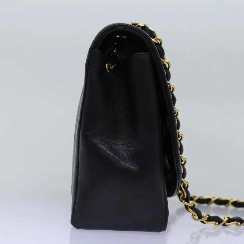 Chanel Luxury Handbag for High - End EventsChanel Luxury Handbag for High - End EventsCHANEL Diana Matelasse Chain Shoulder Bag Lamb Skin Black CC  yk12474