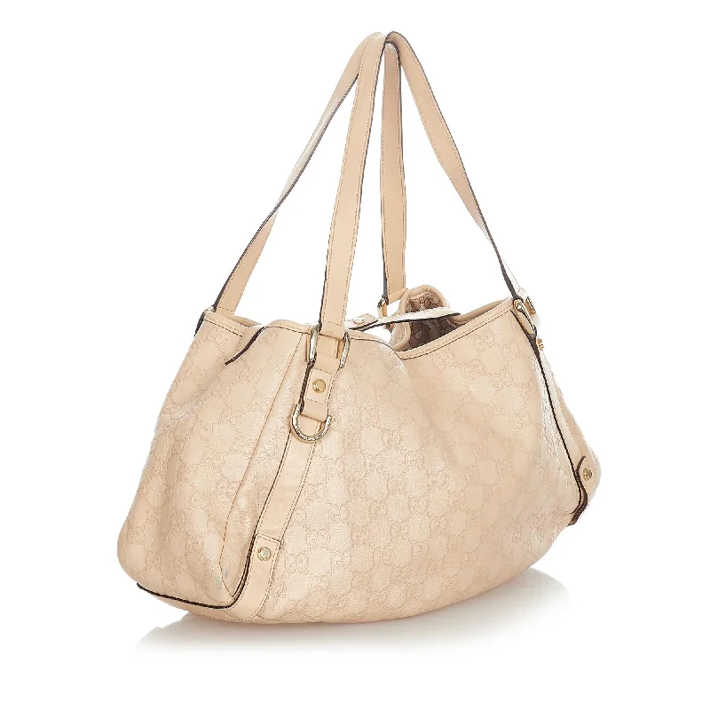 Women Gucci bags with a detachable mobile phone holderGucci Guccissima Pelham Tote Bag (23115)