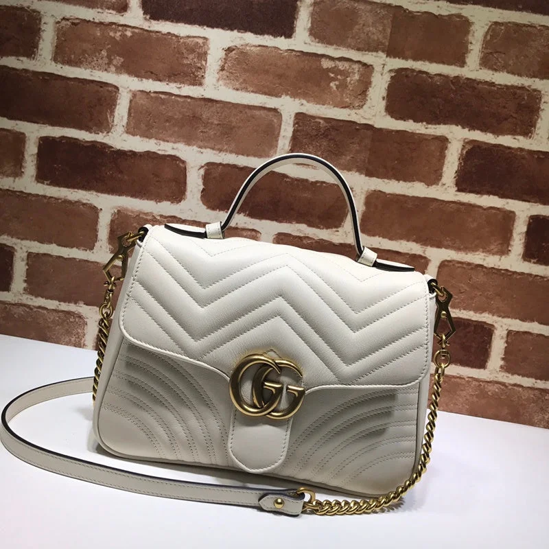 Women Gucci Sylvie bags with a monogram - embossed leatherGucci  Luxury -  Bags - 561