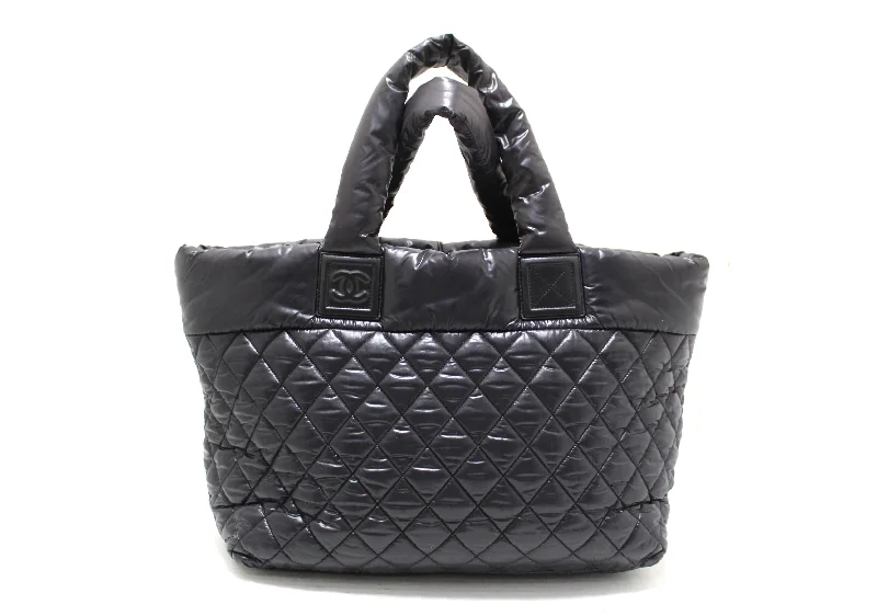 Chanel All - Match Handbag for Versatile StylingChanel All - Match Handbag for Versatile StylingChanel Coco Cocoon Black Quilted Nylon Reversible Tote