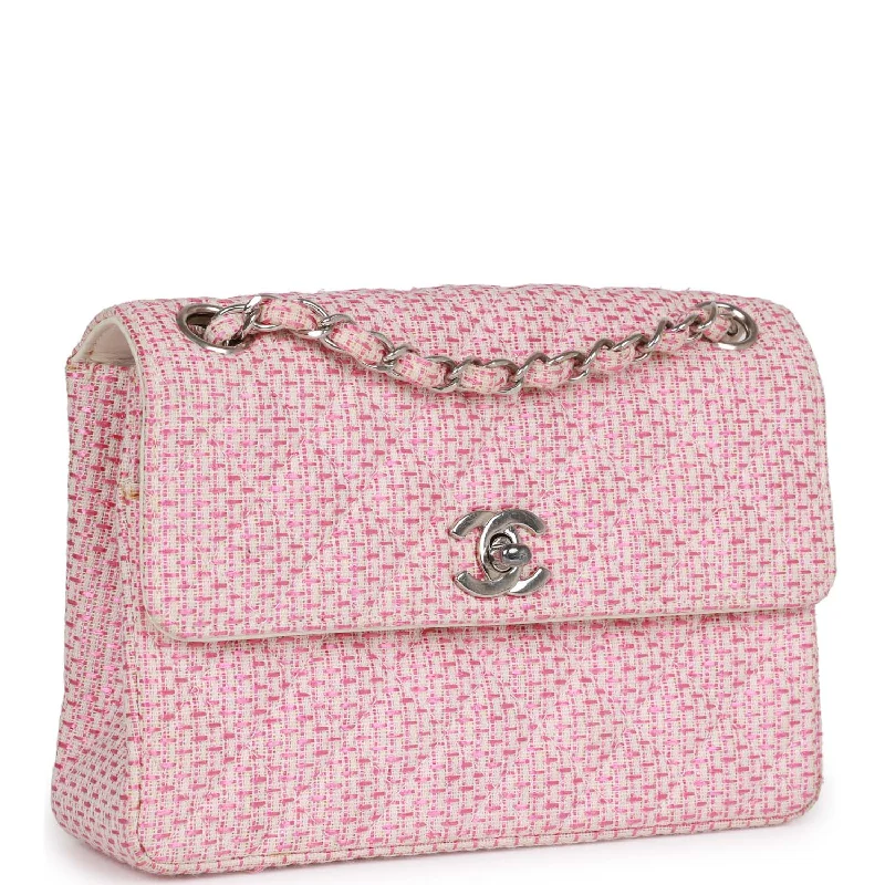 Chanel All - Match Handbag for Versatile StylingChanel All - Match Handbag for Versatile StylingVintage Chanel Classic Mini Flap Bag Pink Tweed Silver Hardware