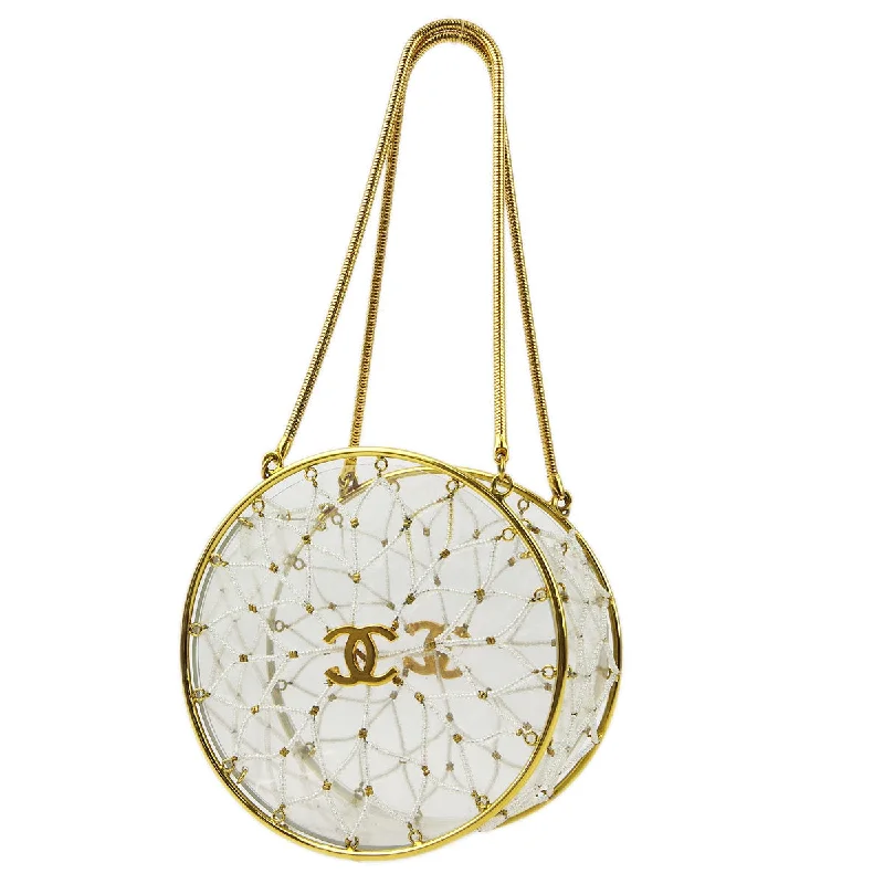 Chanel Limited Edition Handbag for CollectorsChanel Limited Edition Handbag for CollectorsChanel Clear Beaded Round Party Handbag