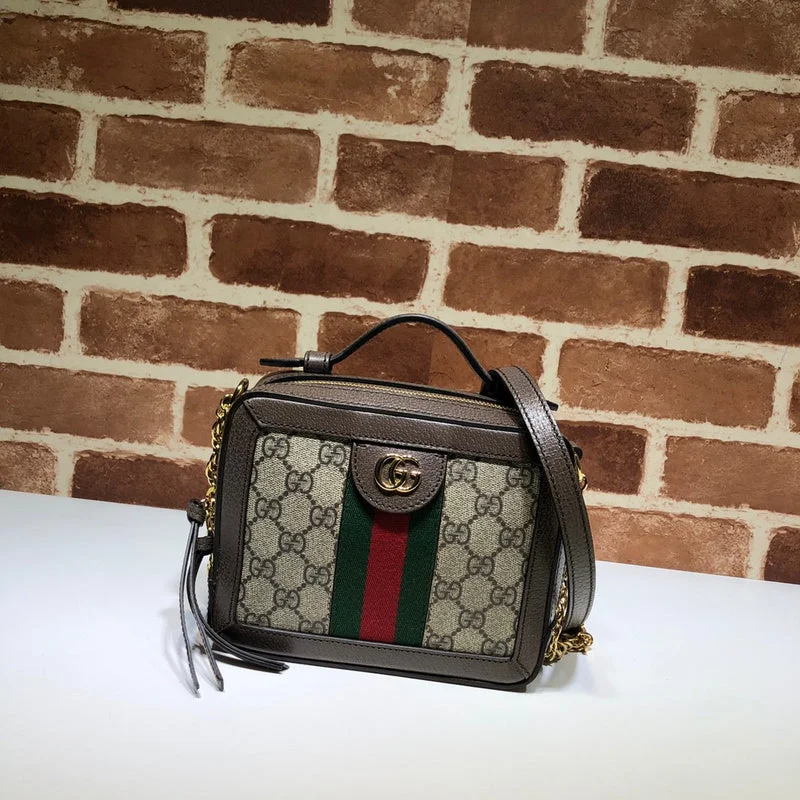 Women Gucci crossbody bags with a woven leather strapGucci Luxury - Bags - 020