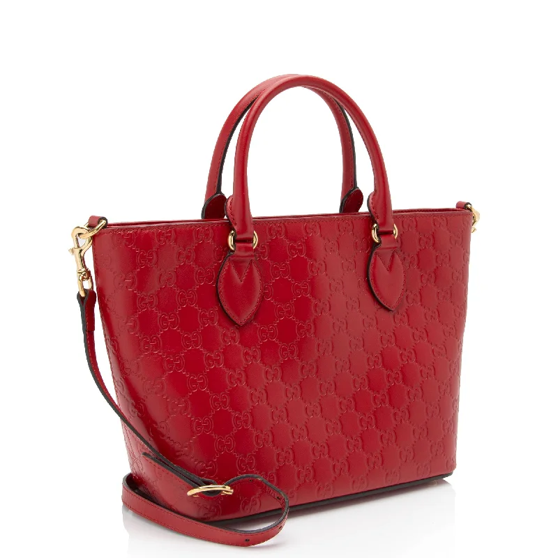 Small - sized Women Gucci shoulder bags for evening outingsGucci Guccissima Leather Signature Medium Tote (yGmr7n)