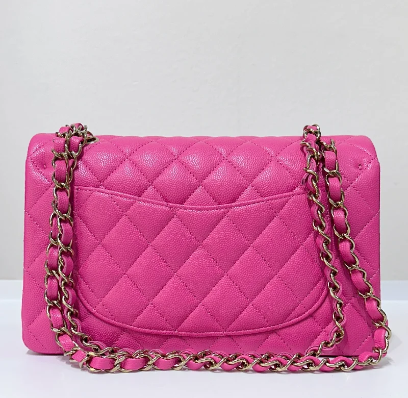 Chanel Chain Strap Handbag for Everyday UseChanel Chain Strap Handbag for Everyday UseChanel Classic Quilted Small Double Flap 22K Hot Pink