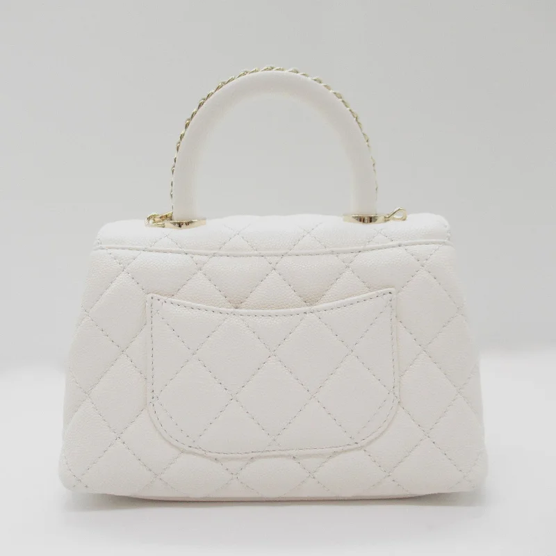 Chanel Luxury Handbag for High - End EventsChanel Luxury Handbag for High - End EventsChanel Coco Handle Matrasse 2w Shoulder Bag 2way Shoulder Bag Caviar S  White AS2215