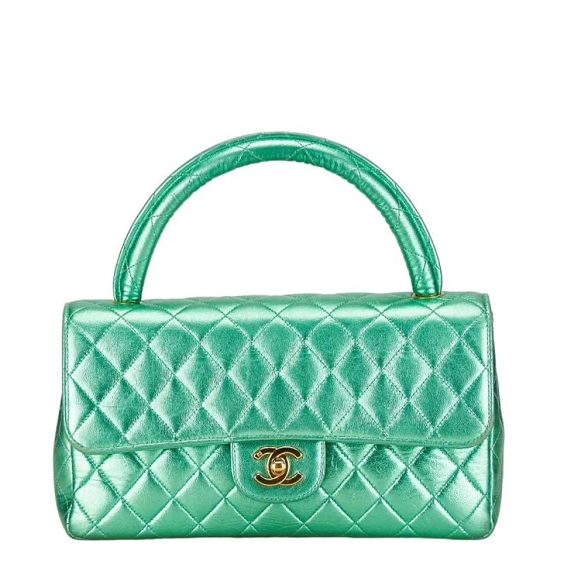 Chanel Medium Tote Bag for Office LadiesChanel Medium Tote Bag for Office LadiesChanel Coco Mark Matelasse Bag Parents Only Handbag Green Gold Leather Women's CHANEL